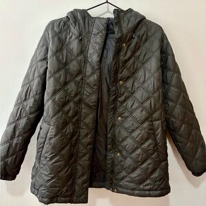 Madewell Women's Quilted Black Puffer Jacket